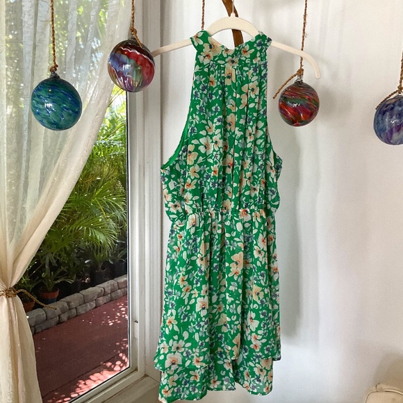 Sienna Sky Dresses & Skirts - Sienna Sky Green Floral Tiered Dress - NWT Size: L